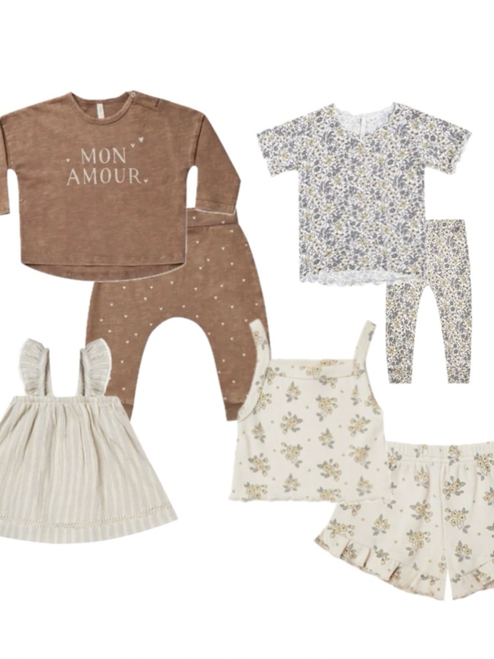 Rylee + Cru and Quincy Mae 6-12 month Sets and Dress
